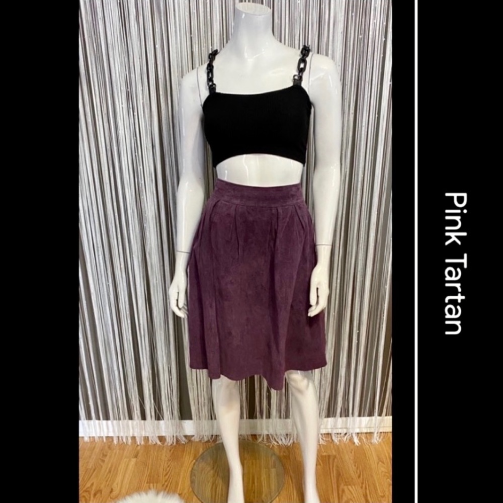 🔻SALE🔻PINK TARTAN🔹EXCELLENT CONDITION • LEATHER